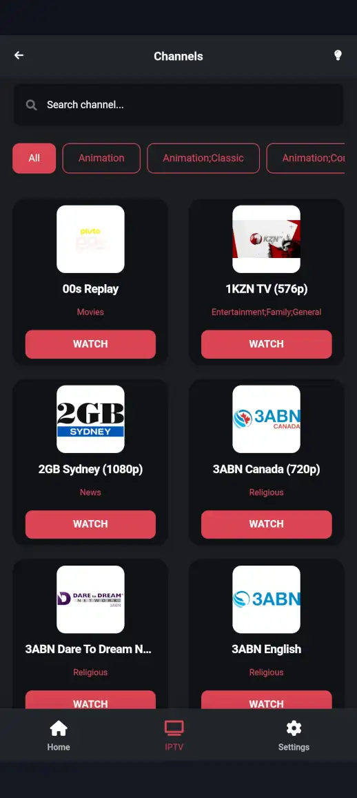 Free IPTV Player & Live TV Image 1